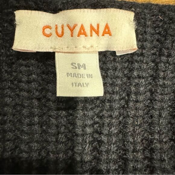 Revolve Cuyana Wool Cashmere Ribbed Balloon Sleeve Sweater - Picture 10 of 12